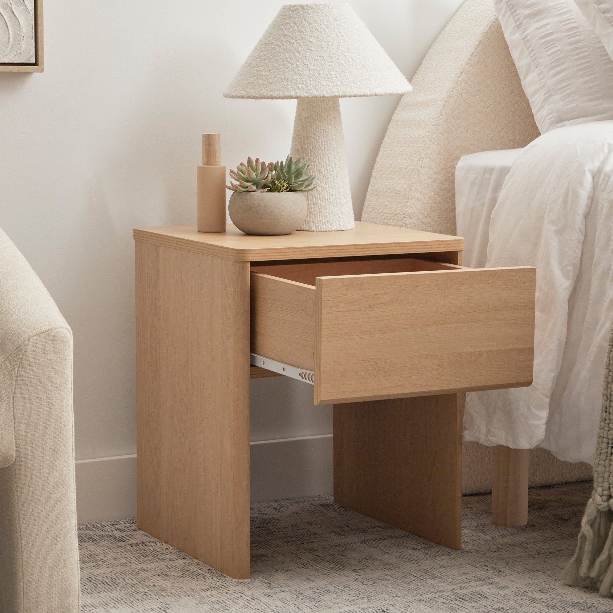 Oxford Bedside Table Oak