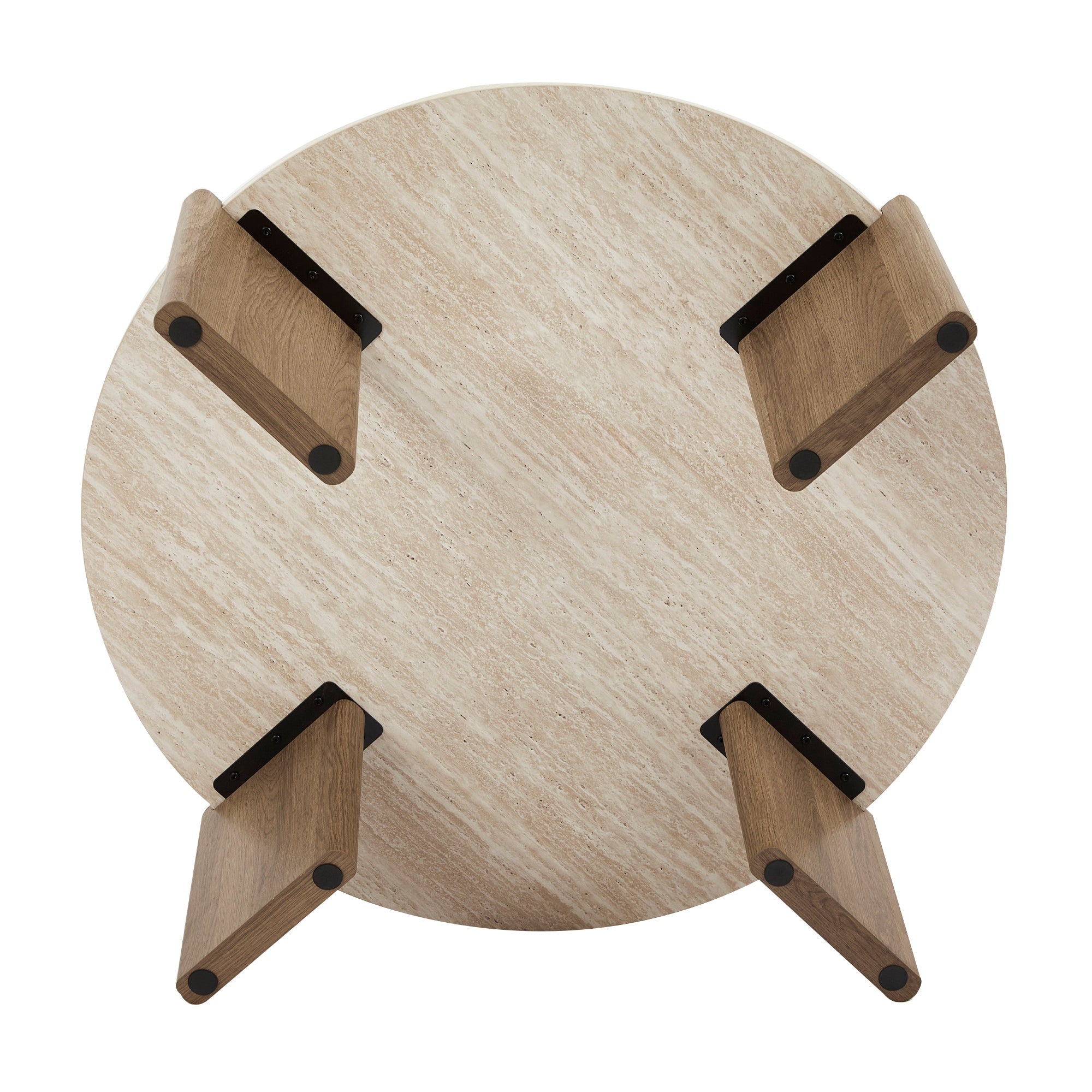 Punto Coffee Table Travertine Look