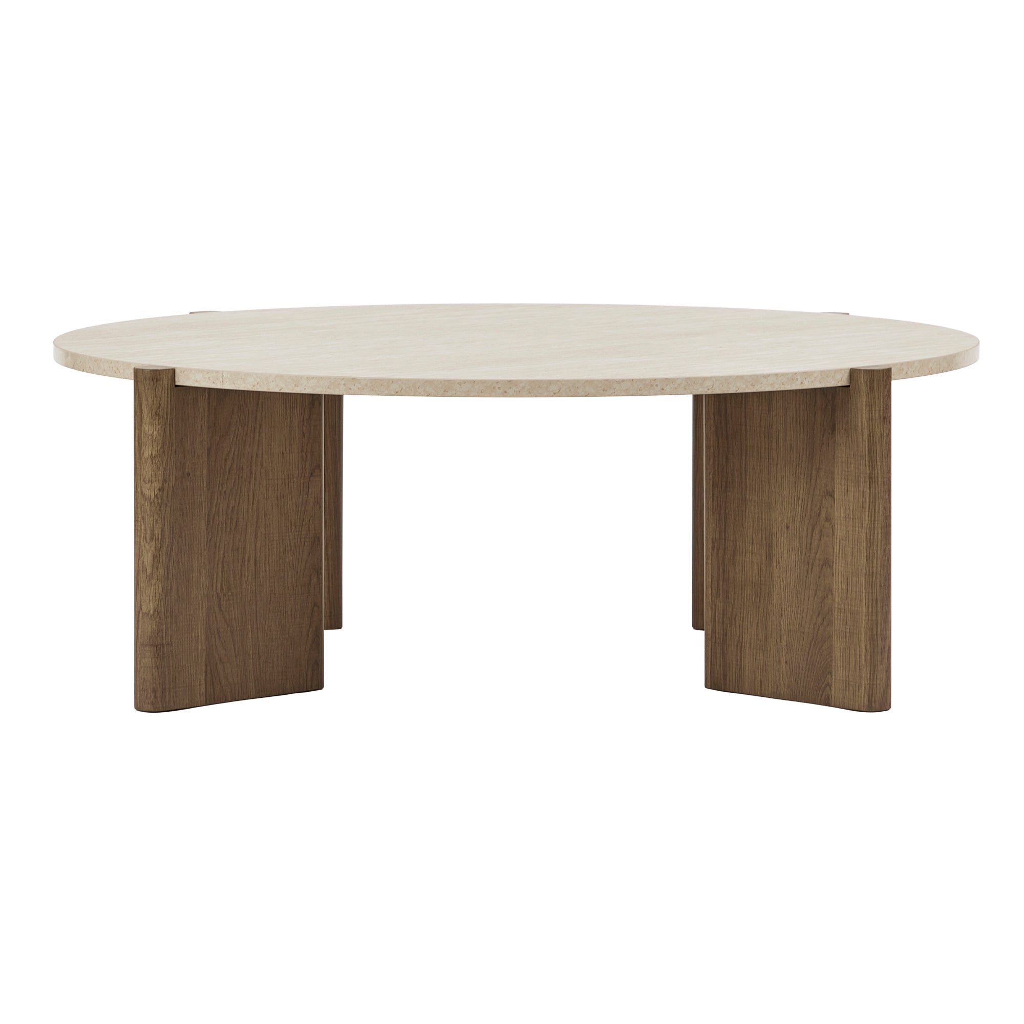 Punto Coffee Table Travertine Look