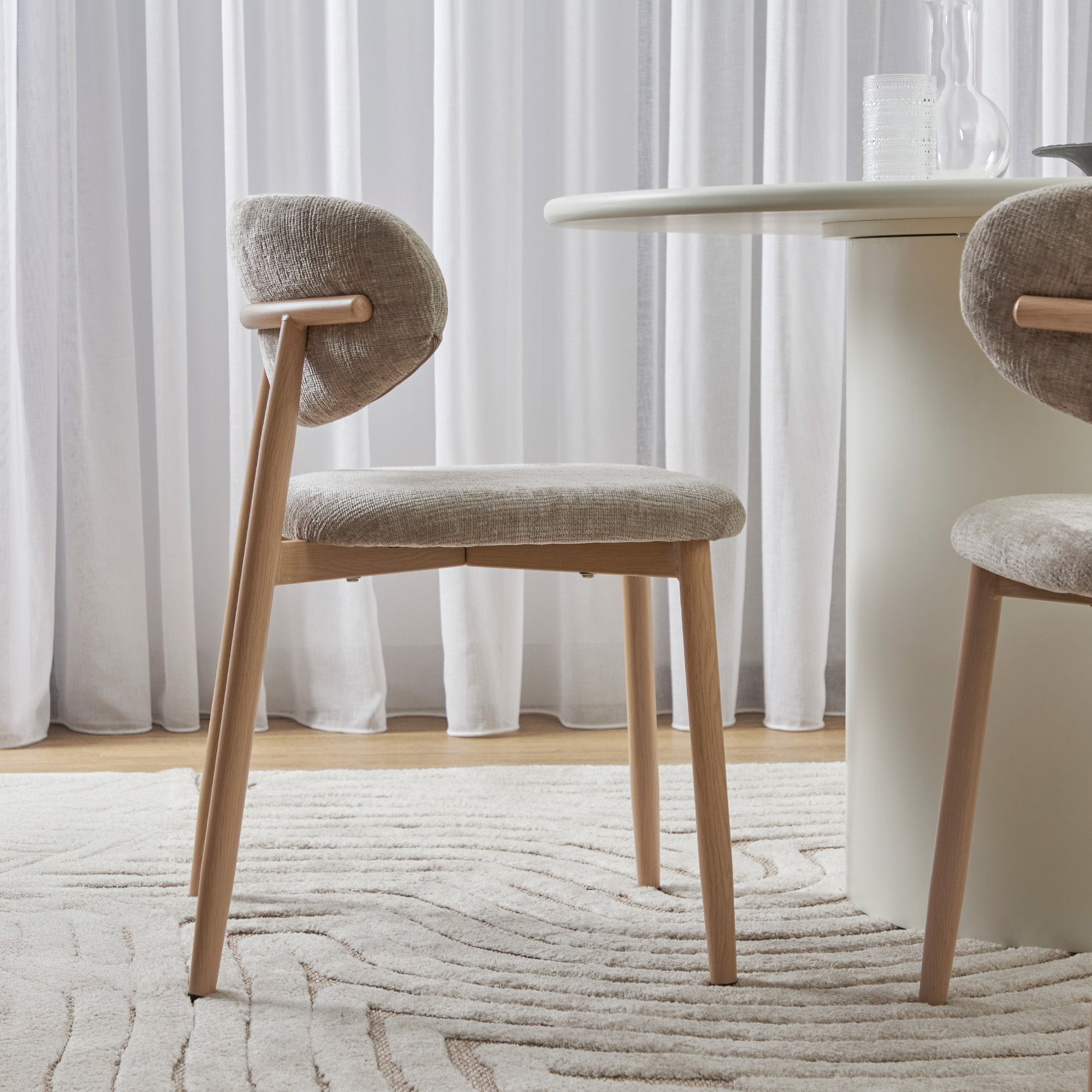 Richmond Set of 4 Dining Chairs Beige