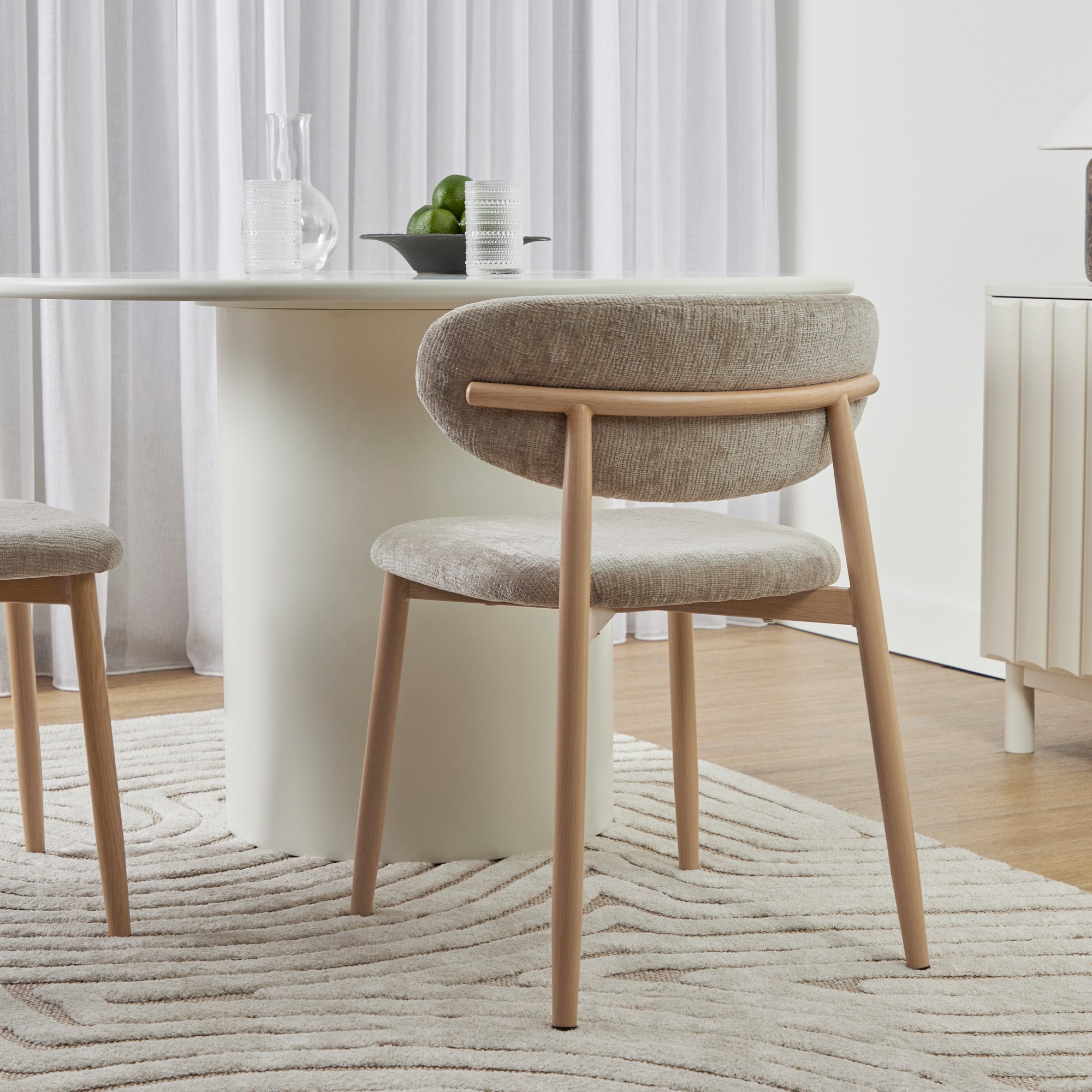 Richmond Set of 2 Dining Chairs Beige