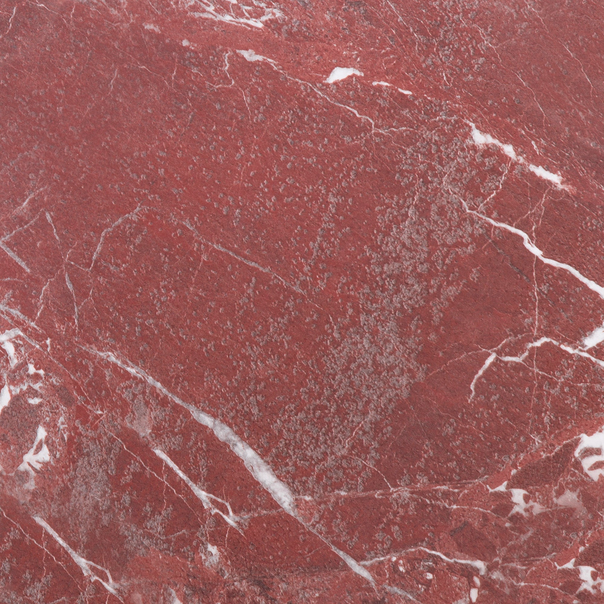 Silvi Marble Look Side Table Red