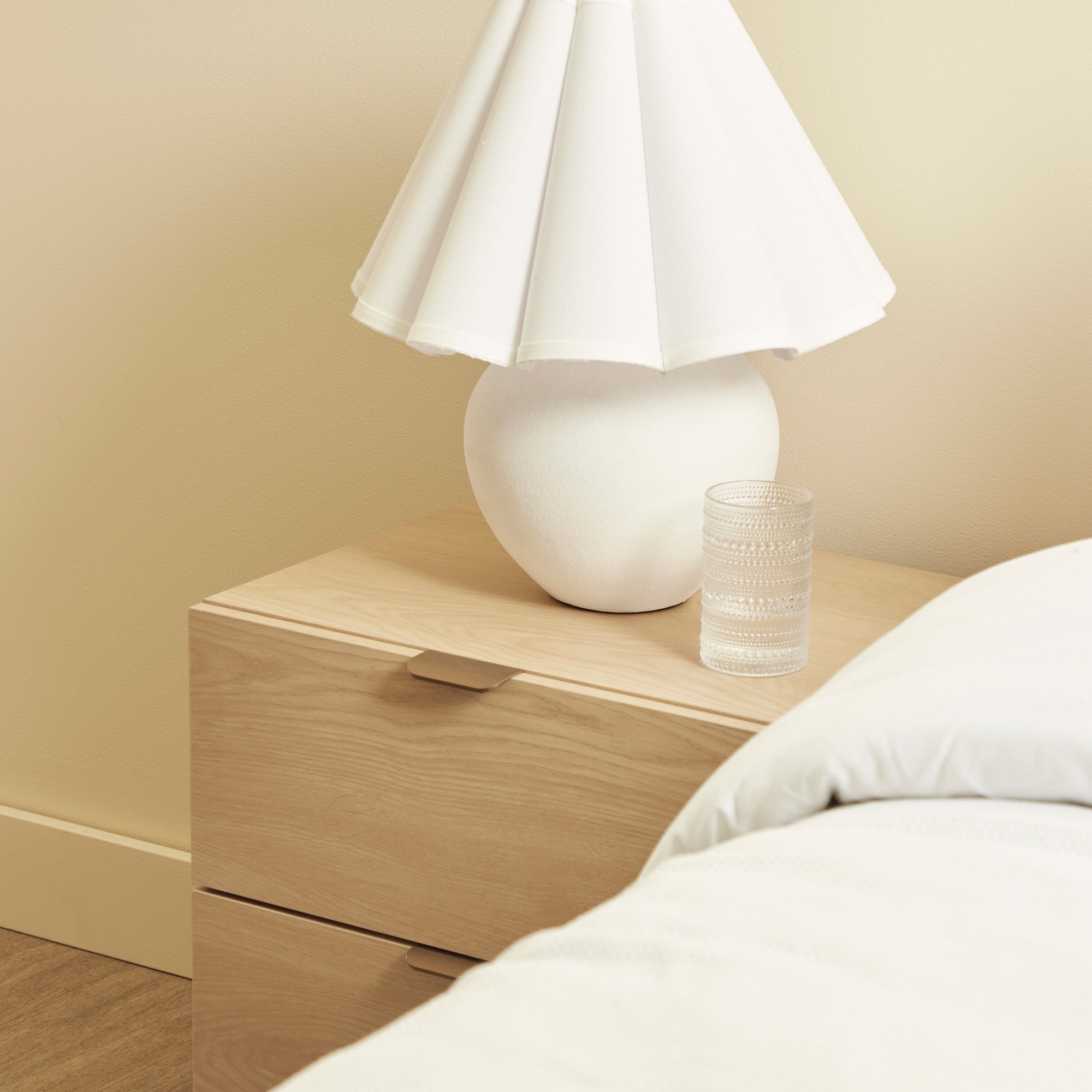 Malcom Bedside Table Oak