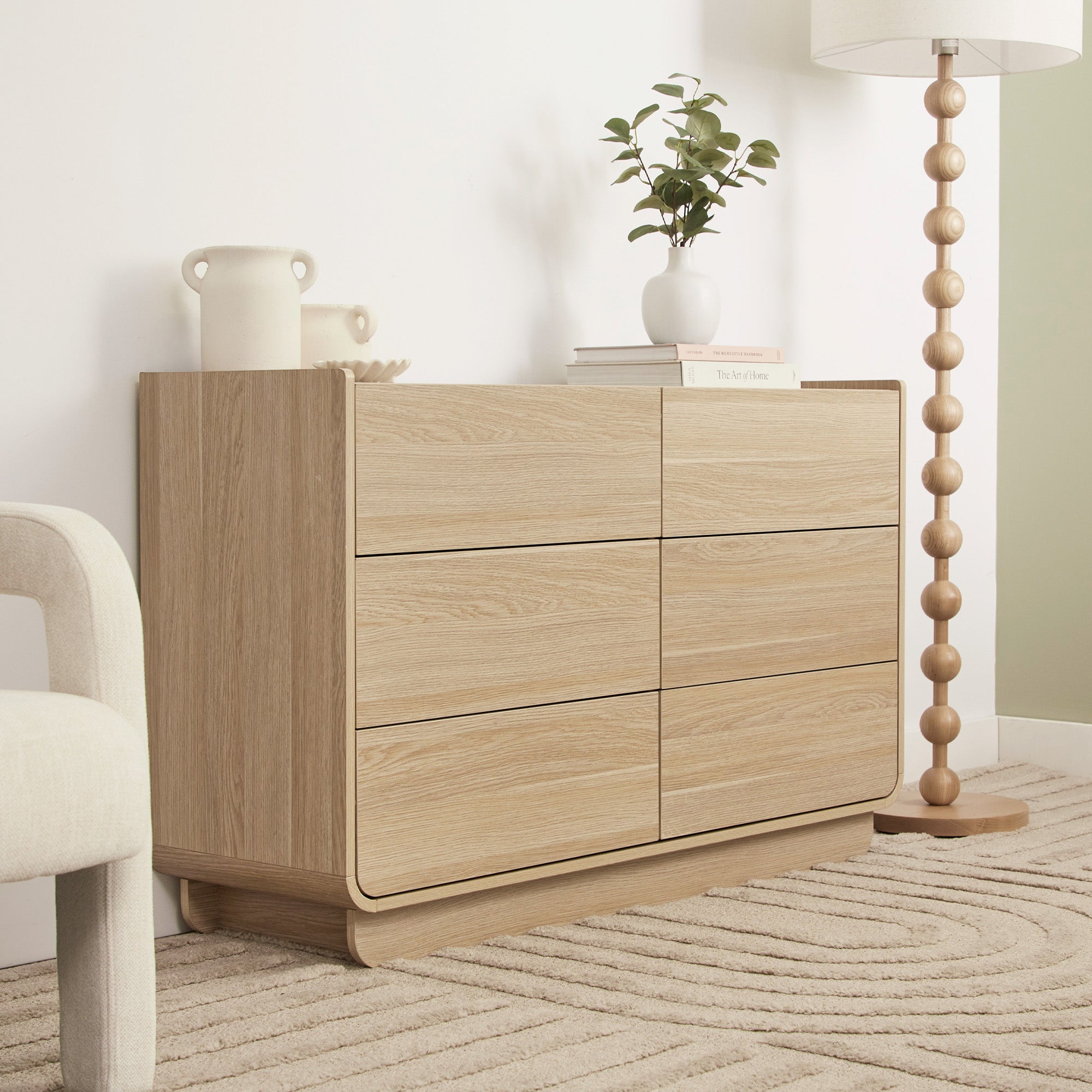 Malmo Chest of 6 Drawers Oak