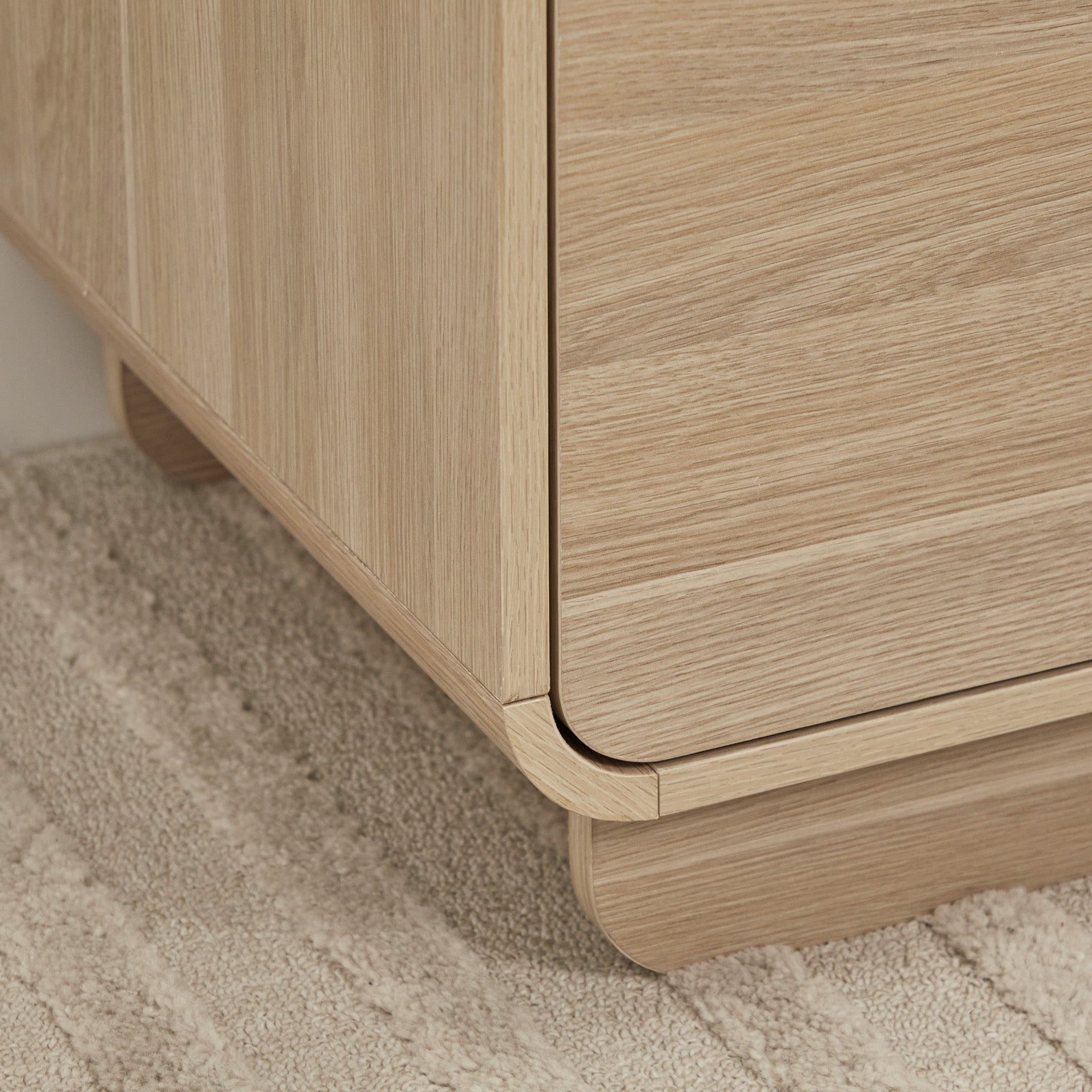 Malmo Bedside Table Oak
