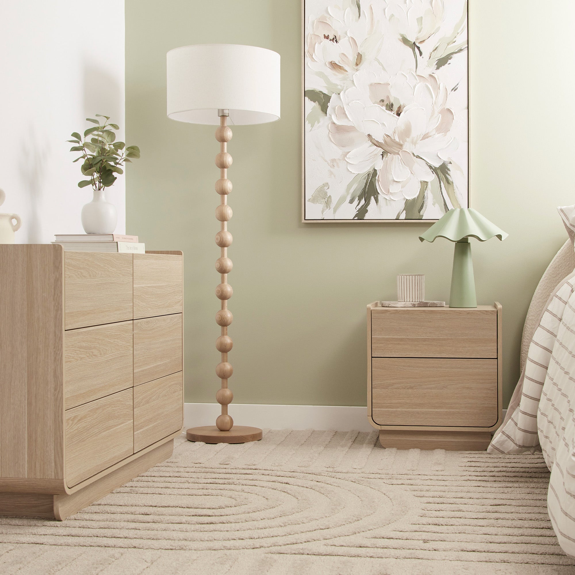 Malmo Bedside Table Oak (Set of 2)