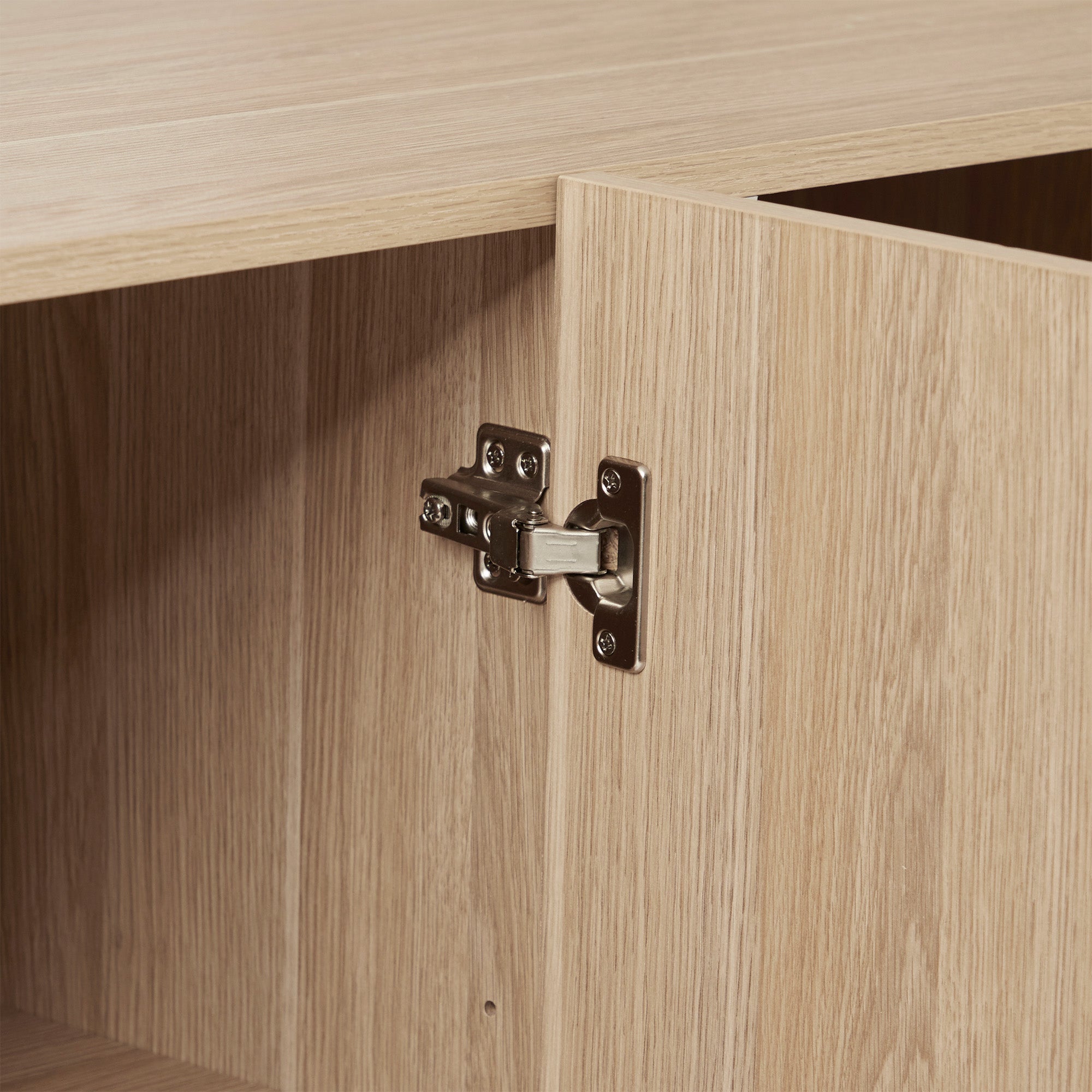 Malmo 3 Door Buffet Oak (140cm)