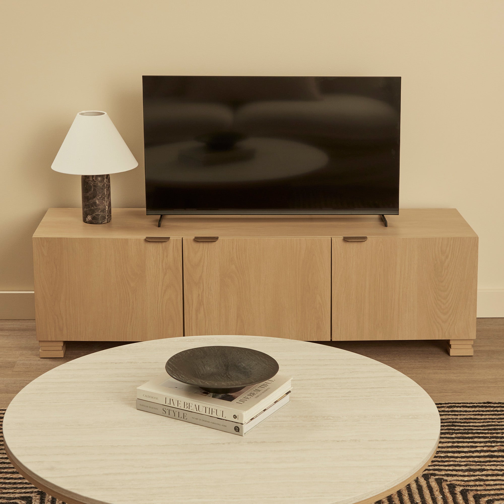 Malcom Entertainment Unit Oak (150cm)