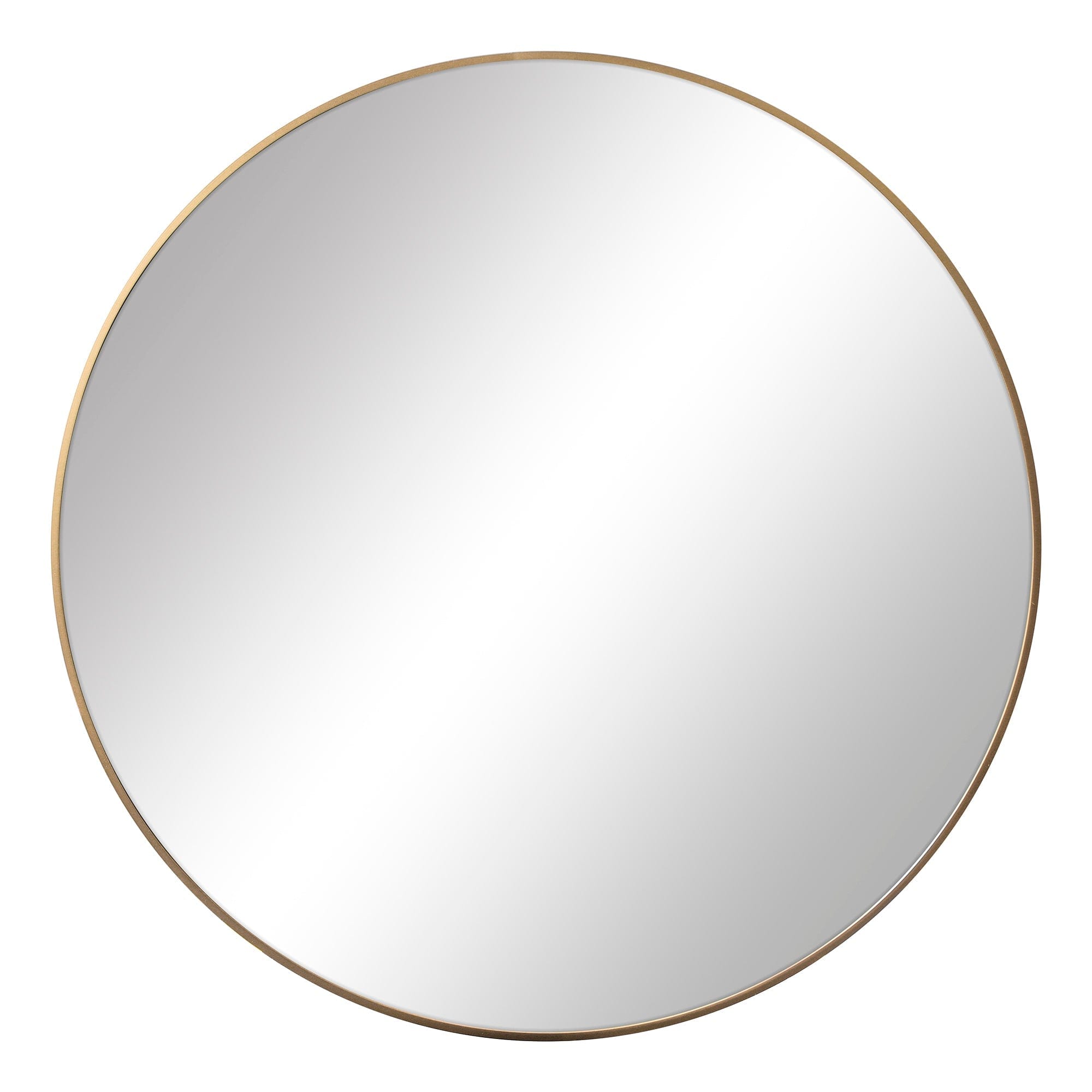 Linda 90cm Round Wall Mirror Gold