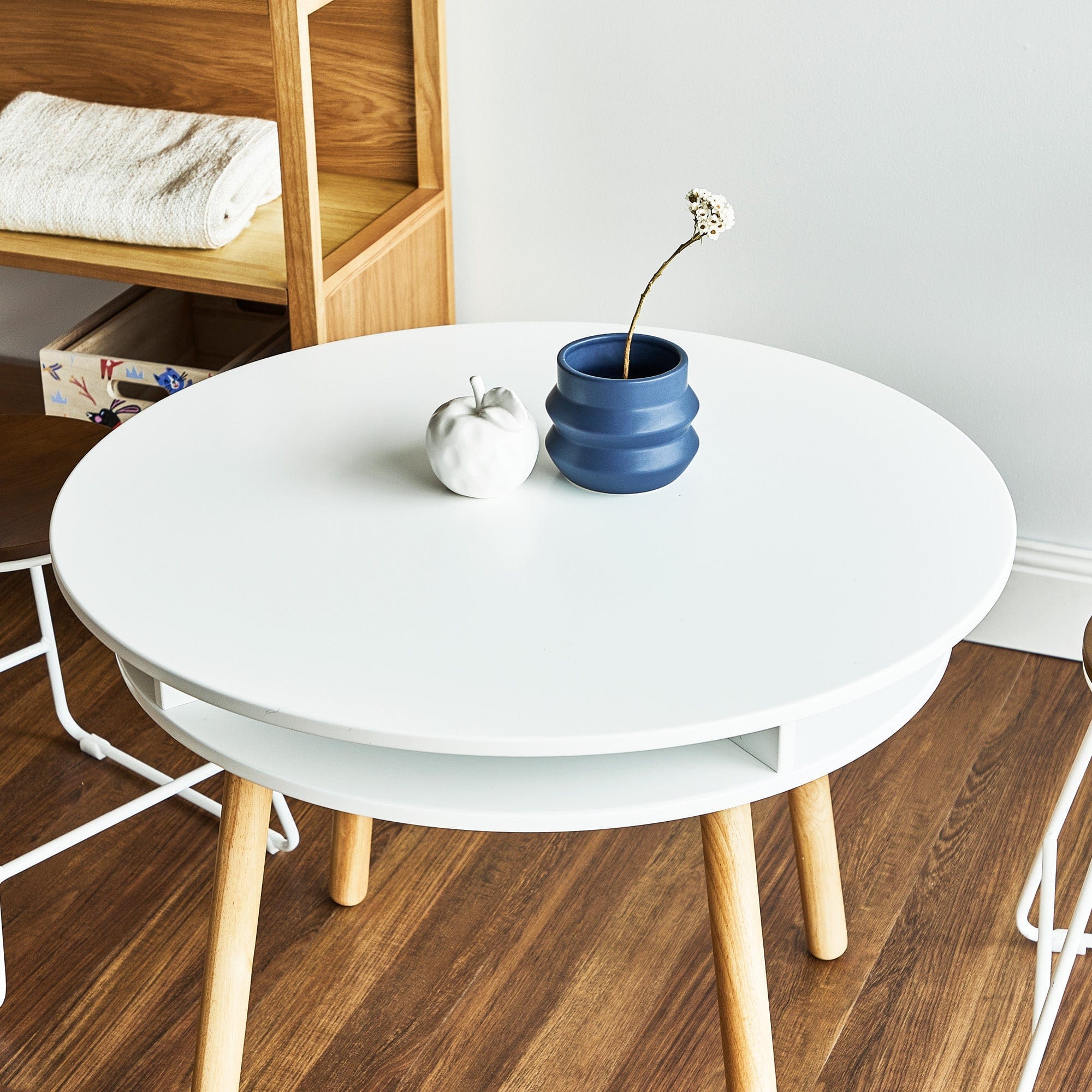 Neve Kids Storage Table White